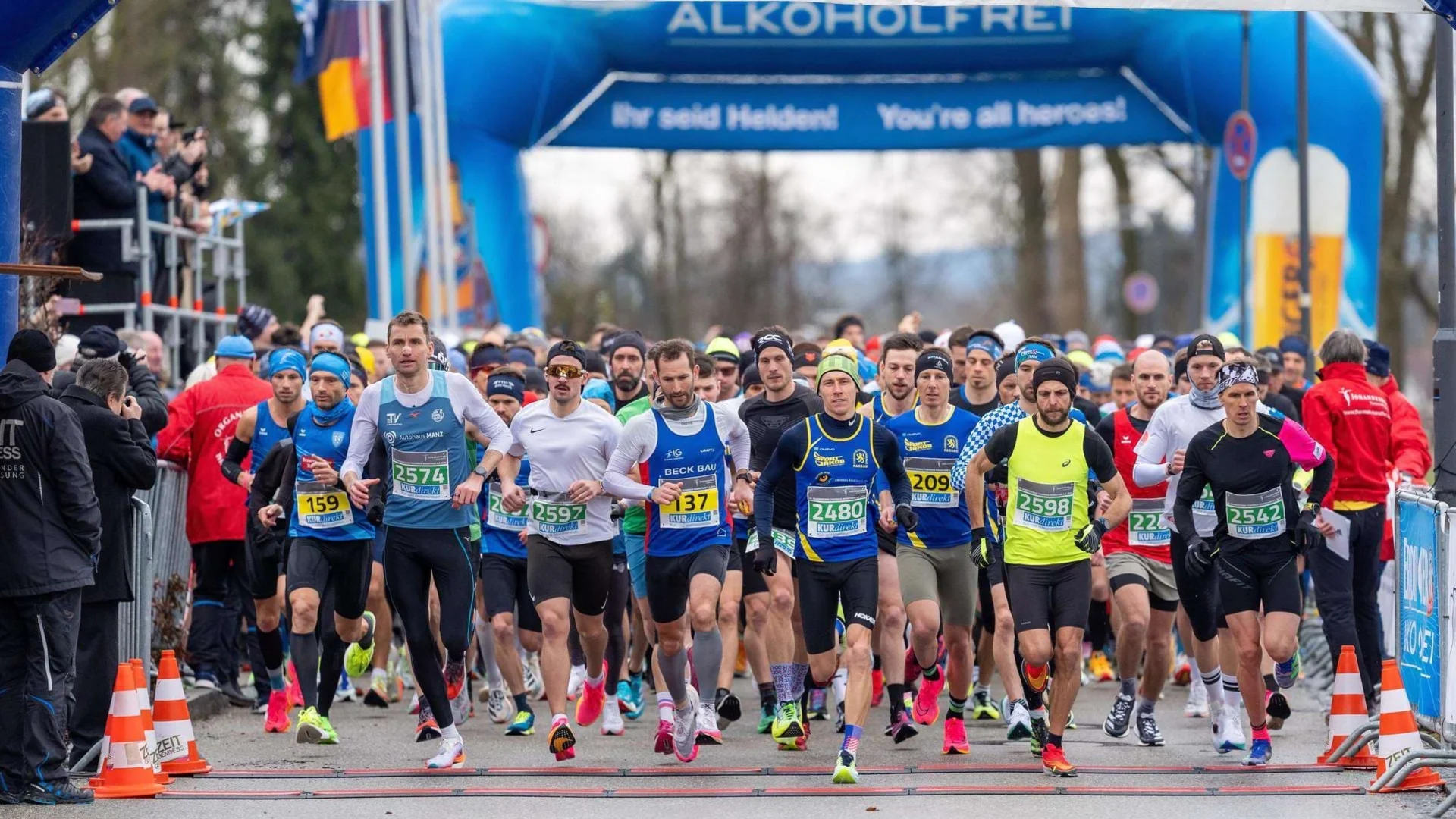 Läufer beim Thermenmarathon 2024