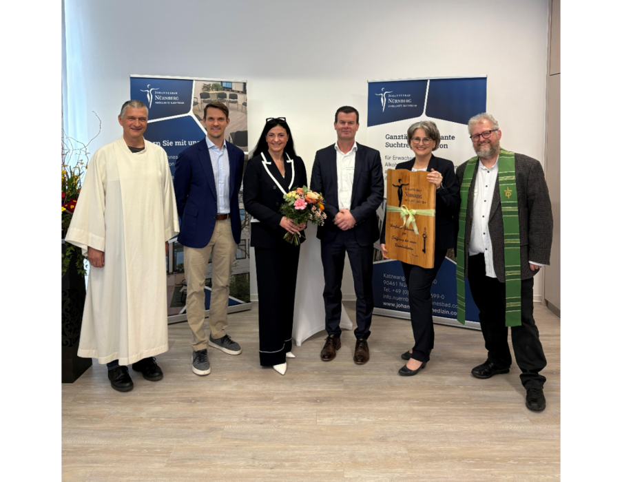 Segnung und Einweihung der Johannesbad Ambulanten Suchtrehabilitation in Nürnberg