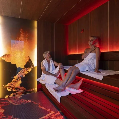 Vulkansauna im Johannesbad Hotel Königshof