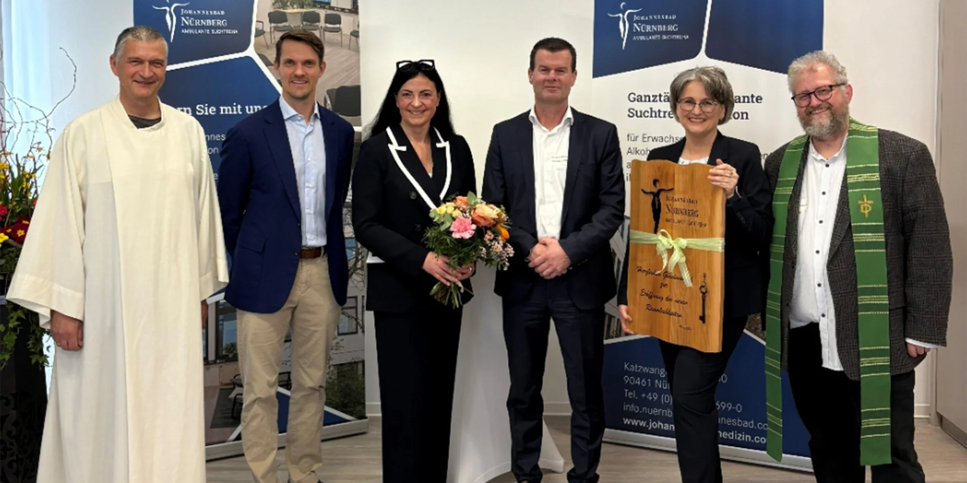 Segnung und Einweihung der Johannesbad Ambulanten Suchtrehabilitation in Nürnberg Segnung und Einweihung der Johannesbad Ambulanten Suchtrehabilitation in Nürnberg